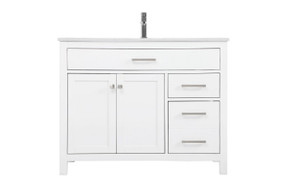 Plumbing Bath Chests/Vanities by Elegant Lighting ( 173 | VF23342WH Lewis ) 