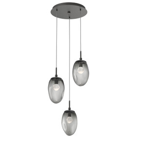 Mini Pendants 3 Light Cluster by Hammerton Studio ( 404 | CHB0067-03-GP-ZS-C01-L3 Meteo ) 