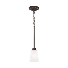 Mini Pendants Glass Down by Generation Lighting ( 1 | 6115201EN3-710 Kerrville ) 