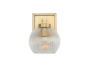 Sconces Single Glass by Golden ( 62 | 3094-BA1 BCB-RIB Elliott ) 