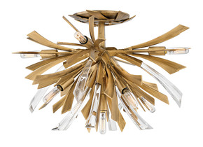 Semi-Flush Mts. Exposed Lamps by Fredrick Ramond ( 138 | FR40903BNG Vida ) 