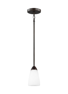 Mini Pendants Glass Down by Generation Lighting ( 1 | 6120201EN3-710 Seville ) 