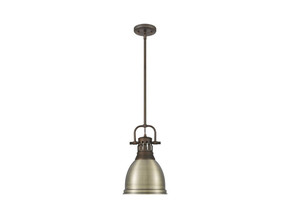 Mini Pendants Metal Shade by Golden ( 62 | 3604-S RBZ-AB Duncan ) 