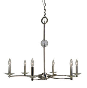 Mid. Chandeliers Candle by Framburg ( 8 | 3108 PN Pirouette ) 