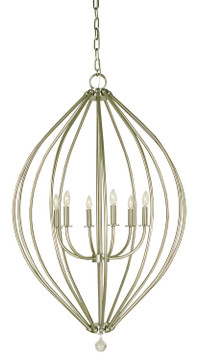 Foyer/Hall Lanterns Open Frame by Framburg ( 8 | 4346 BN Dewdrop ) 