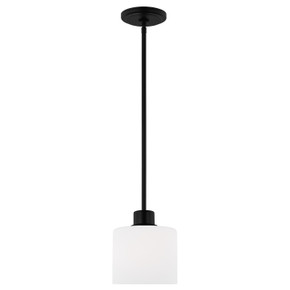 Mini Pendants Glass Down by Generation Lighting ( 1 | 6128801-112 Canfield ) 