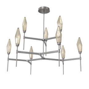 Large Chandeliers Glass Shade by Hammerton Studio ( 404 | CHB0050-54-GP-CB-001-L3 Rock Crystal ) 
