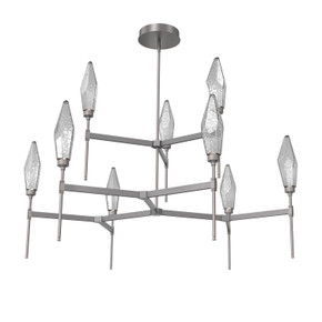 Large Chandeliers Glass Shade by Hammerton Studio ( 404 | CHB0050-54-GP-CS-001-L1 Rock Crystal ) 