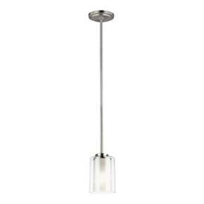 Mini Pendants Glass Down by Generation Lighting ( 1 | 6137301EN3-962 Elmwood Park ) 