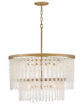 Mid. Chandeliers Glass Down by Fredrick Ramond ( 138 | FR41498BNG Rubina ) 