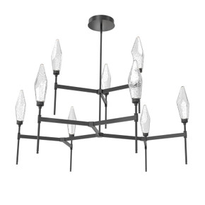Large Chandeliers Glass Shade by Hammerton Studio ( 404 | CHB0050-54-MB-CC-001-L3 Rock Crystal ) 