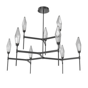 Large Chandeliers Glass Shade by Hammerton Studio ( 404 | CHB0050-54-MB-CS-001-L3 Rock Crystal ) 