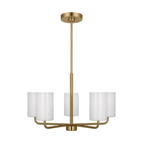 Mid. Chandeliers Glass Up by Generation Lighting ( 1 | GLC1015SB Rhett ) 