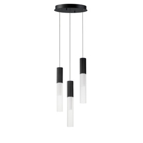 Mini Chandeliers Multi-Port/Cascade by ET2 ( 86 | E11013-144BK Reeds ) 