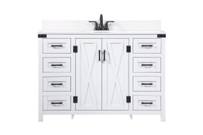 Plumbing Bath Chests/Vanities by Elegant Lighting ( 173 | VF90248WH-BS Grant ) 