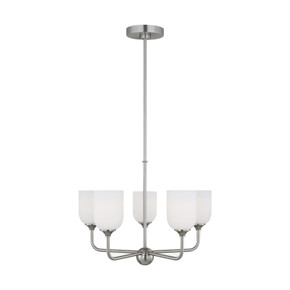 Mid. Chandeliers Glass Up by Generation Lighting ( 1 | GLC1085BS Emile ) 