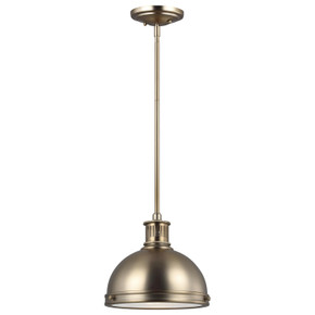 Mini Pendants Glass Down by Generation Lighting ( 1 | 65085EN3-848 Pratt Street Metal ) 