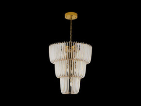 Mid. Chandeliers Empire/Basket by Golden ( 62 | 4285-17 TG Shahi ) 