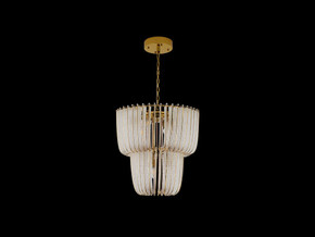 Mid. Chandeliers Empire/Basket by Golden ( 62 | 4285-9 TG Shahi ) 