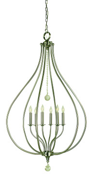 Foyer/Hall Lanterns Open Frame by Framburg ( 8 | 4446 BN Dewdrop ) 