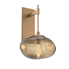 Sconces Single Glass by Hammerton Studio ( 404 | IDB0068-20-MB-ZB-L1 Nebula ) 