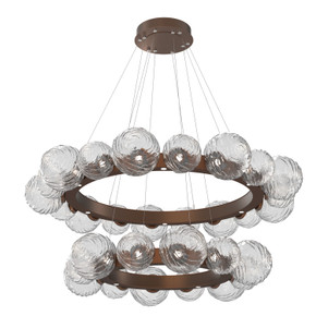Large Chandeliers Ring/Halo by Hammerton Studio ( 404 | CHB0092-2T-BB-C-CA1-L3 Gaia ) 