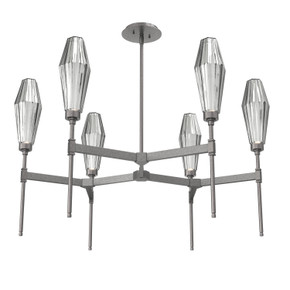 Mid. Chandeliers Glass Up by Hammerton Studio ( 404 | CHB0049-37-GP-RS-001-L1 Aalto ) 