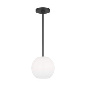 Mini Pendants Glass Down by Generation Lighting ( 1 | GLP1011MBK Rory ) 