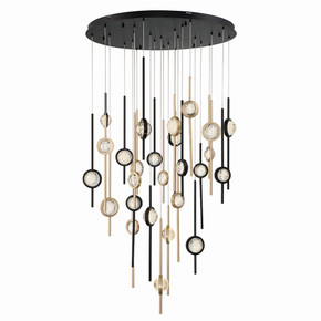 Large Chandeliers Glass Shade by Eurofase ( 40 | 43890-033 Barletta ) 