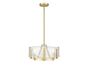 Mini Chandeliers Drum Shade by Golden ( 62 | 3164-3 BCB-HWG Aenon ) 