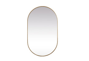 Mirrors Oval/Round by Elegant Lighting ( 173 | MR2A3660BRS Asha ) 