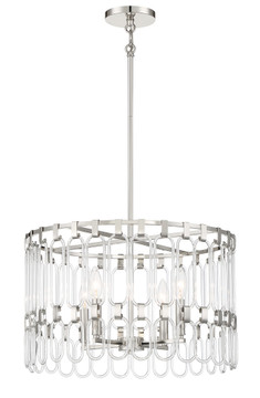 Mid. Chandeliers Drum Shade by George Kovacs ( 42 | P5384-613 Charming ) 