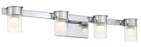 Bathroom Fixtures Four Lights by George Kovacs ( 42 | P5414-077-L Herald Square ) 