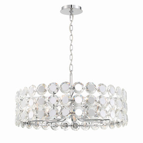 Mid. Chandeliers Drum Shade by Eurofase ( 40 | 44286-019 Perrene ) 