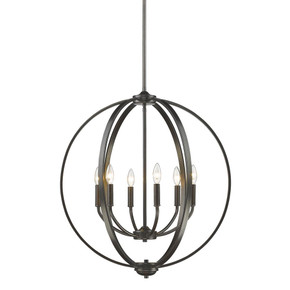 Mid. Chandeliers Sphere by Golden ( 62 | 3167-6 EB Colson ) 