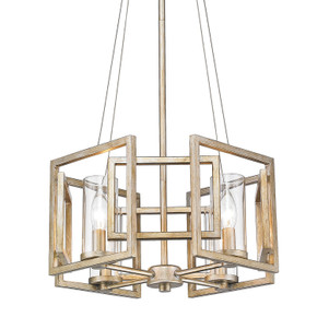 Mini Chandeliers Glass Shade by Golden ( 62 | 6068-4P WG Marco ) 