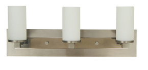 Bathroom Fixtures Three Lights by Framburg ( 8 | 4733 SP/PN Mercer ) 