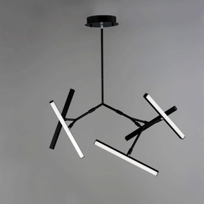 Mid. Chandeliers Glass Down by ET2 ( 86 | E21244-BK Robotica ) 