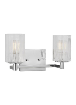 Bathroom Fixtures Two Lights by Generation Lighting ( 1 | GLV1042CH Lando ) 