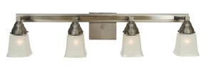 Bathroom Fixtures Four Lights by Framburg ( 8 | 4774 SP/PN Mercer ) 