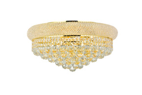 Flush Mounts Glass Down by Elegant Lighting ( 173 | V1800F20G/RC Primo ) 