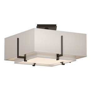 Semi-Flush Mts. Drum Shade by Hubbardton Forge ( 39 | 126507-SKT-14-SF1205-SE1605 Exos ) 