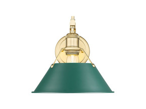 Sconces Metal by Golden ( 62 | 3306-1W BCB-GN Orwell ) 