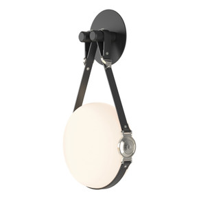 Sconces Single Glass by Hubbardton Forge ( 39 | 201030-LED-10-24-LK-NL-GG0672 Derby ) 