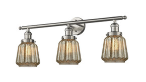 Bathroom Fixtures Three Lights by Innovations ( 405 | 205-SN-G146-LED Franklin Restoration ) 