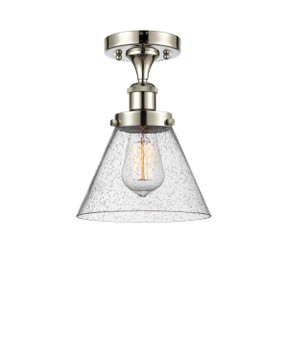 Semi-Flush Mts. Glass Down by Innovations ( 405 | 916-1C-PN-G44-LED Ballston Urban ) 