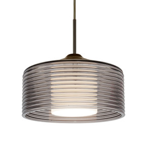 Mini Pendants Glass Down by Besa ( 74 | 1JT-BELUSM-LED-BR Besa Belu Pendant ) 
