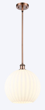 Mini Pendants Glass Down by Innovations ( 405 | 516-1S-AC-G1217-12WV Ballston ) 