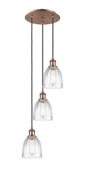Mini Pendants 3 Light Cluster by Innovations ( 405 | 113B-3P-AC-G442 Ballston ) 