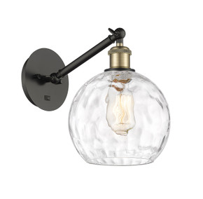 Sconces Single Glass by Innovations ( 405 | 317-1W-BAB-G1215-8 Ballston ) 